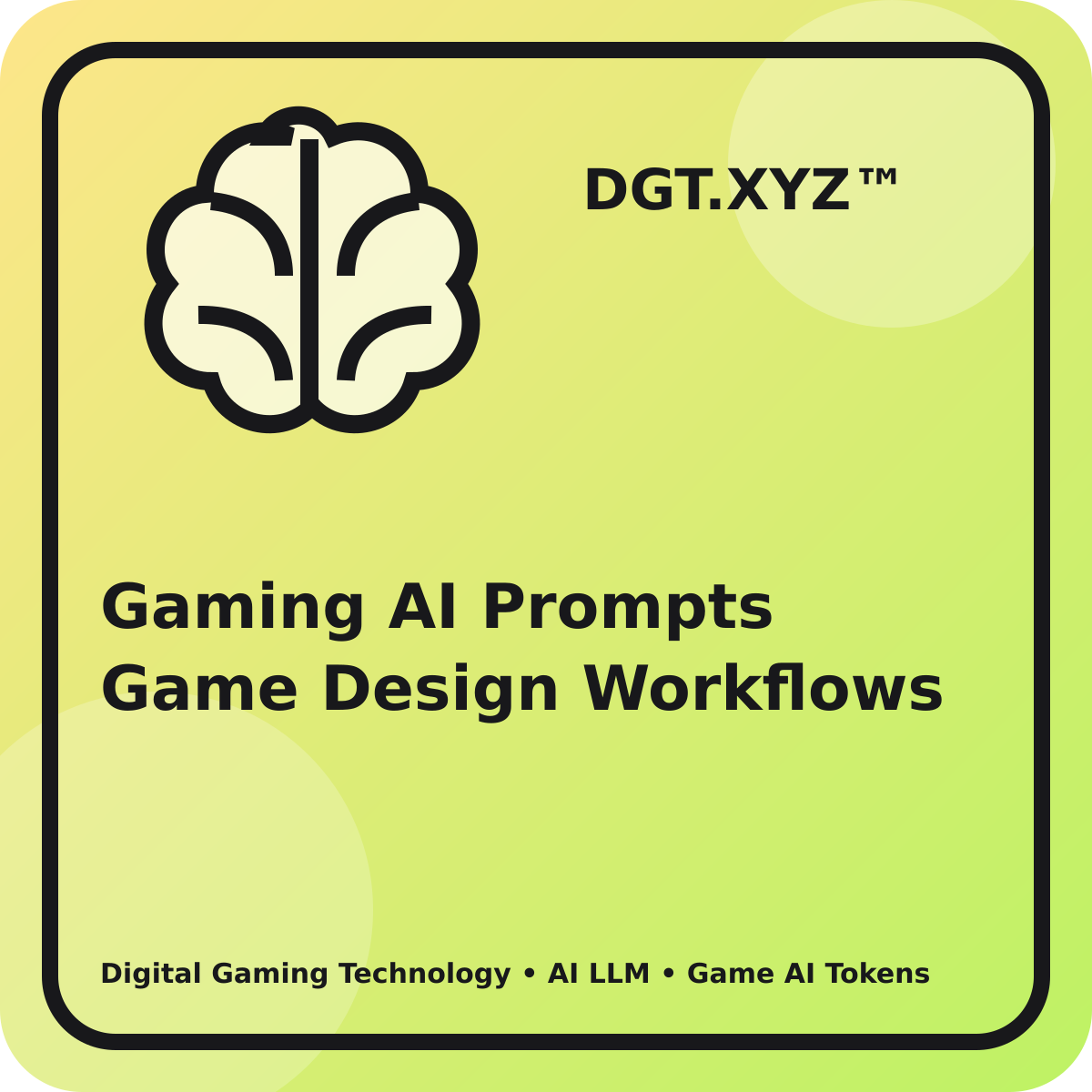 Gaming AI Prompts: A Practical Framework for Better Game Design Workflows — DGT.XYZ™ Gaming AI Prompts: A Practical Framework for Better Game Design Workflows